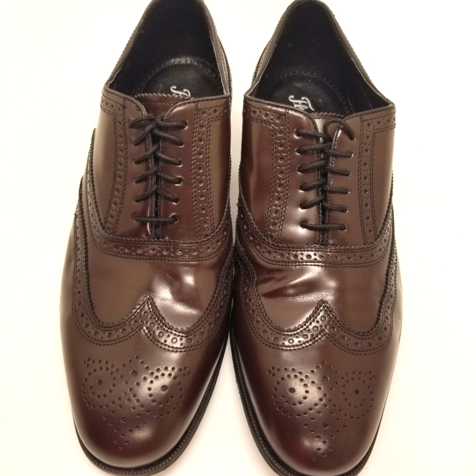 Florsheim Shoe Company Mens Size 13eee Wingtip Brown Oxford Lexington Lace Up